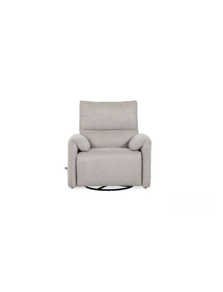 Krēsls 51113M Light Grey Swivel Recliner Armchair