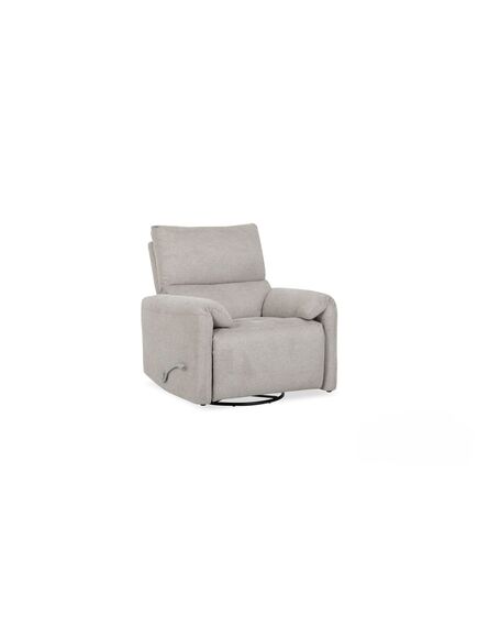 Krēsls 51113M Light Grey Swivel Recliner Armchair, 3 image