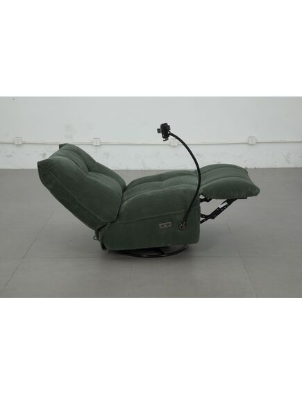 Krēsls 51261M Green Swivel Glider Armchair, 3 image