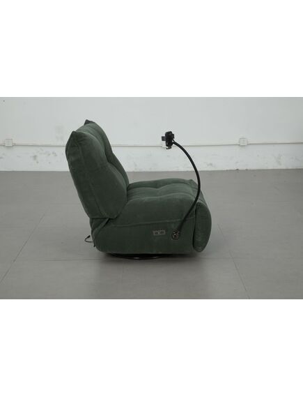 Krēsls 51261M Green Swivel Glider Armchair, 5 image