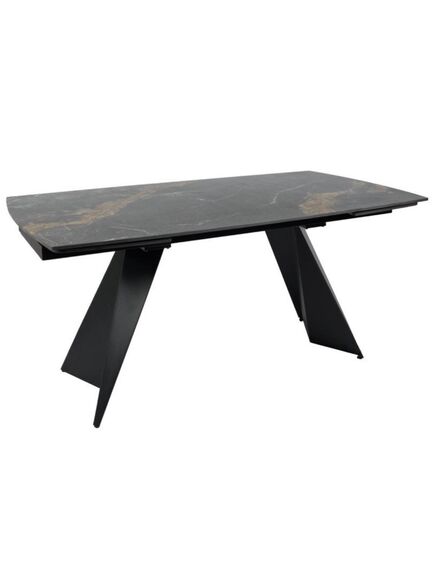Galds ECLIPSE 165-240x90 Golden Black Matt Table