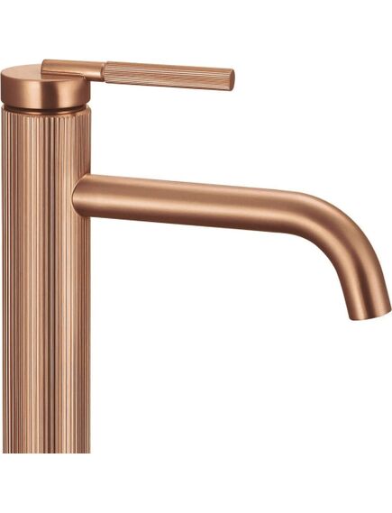 Rea Sanitary Bateria Umywalkowa REA Argon Miedź Szczotkowana Wysoka, изображение 4