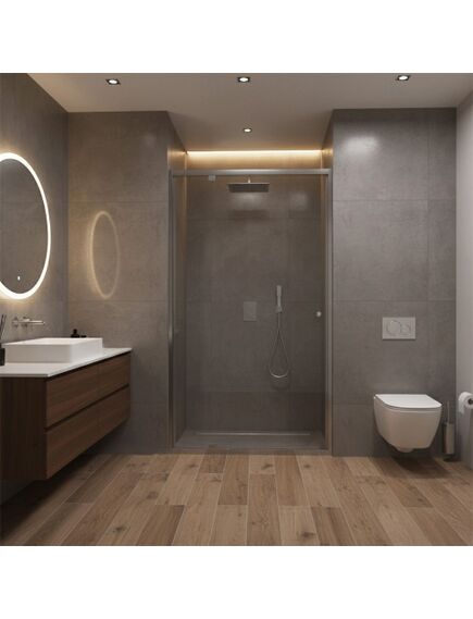 Rea Sanitary Drzwi prysznicowe Rea Primo Swing 100 Chrom, изображение 3