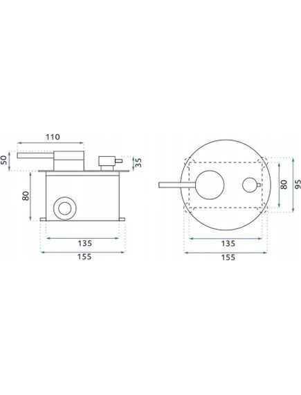 Rea Sanitary Zestaw natryskowy podtynkowy Rea Foss Clif Czarny + BOX, 5 image