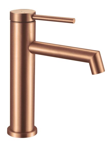 Rea Sanitary Bateria Umywalkowa REA FOSS MIEDŹ SZCZOTKOWANA Niska, изображение 4