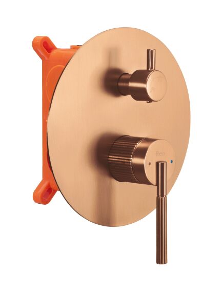 Rea Sanitary Zestaw natryskowy podtynkowy Rea Argon Miedź Szczotkowana  + BOX, 2 image