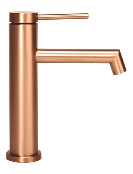 Rea Sanitary Bateria Umywalkowa REA FOSS MIEDŹ SZCZOTKOWANA Niska, изображение 3