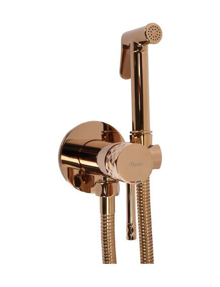Rea Sanitary Bateria Bidetowa REA Lungo Loop Diamond Miedź