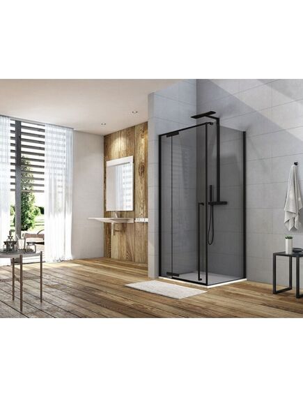 Galvano Dušo kabina ALTERNA Free Grab 100x90 black