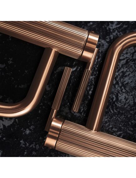 Rea Sanitary Bateria Umywalkowa REA Argon Miedź Szczotkowana Niska, изображение 2