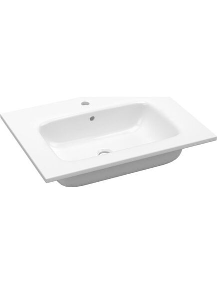 Kame Vonios spintelė KAMĖ City 60 su praustuvu, balta, 3 image