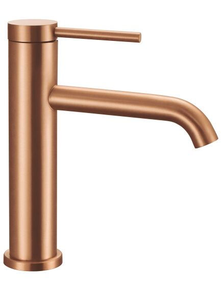 Rea Sanitary Bateria Umywalkowa REA CLIF MIEDŹ SZCZOTKOWANA Niska, изображение 4