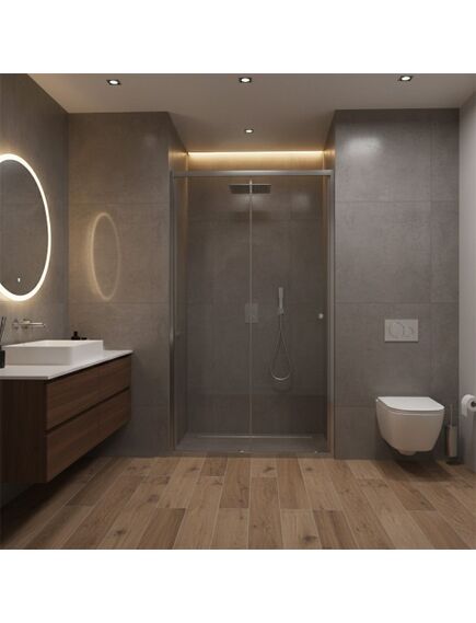 Rea Sanitary Drzwi prysznicowe Rea Primo Slide 140 Chrom, изображение 4