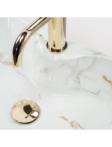 Rea Sanitary Umywalka Nablatowa REA Kelly Mini Aiax Shiny, 4 image