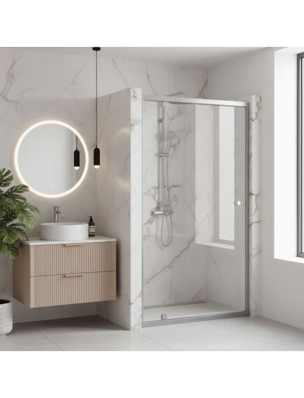 Rea Sanitary Drzwi prysznicowe Rea Primo Swing 100 Chrom, изображение 2