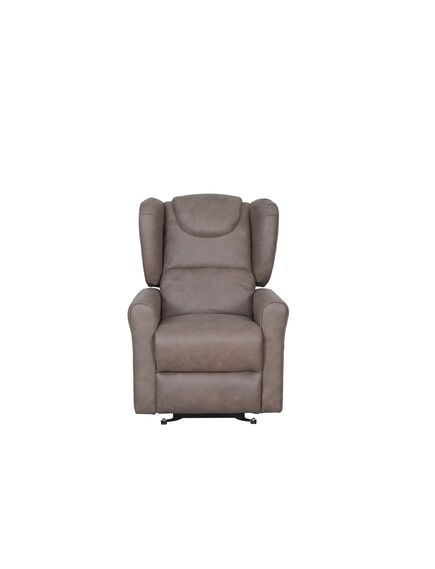 Krēsls GINGER Dark Brown Leather Armchair, 6 image