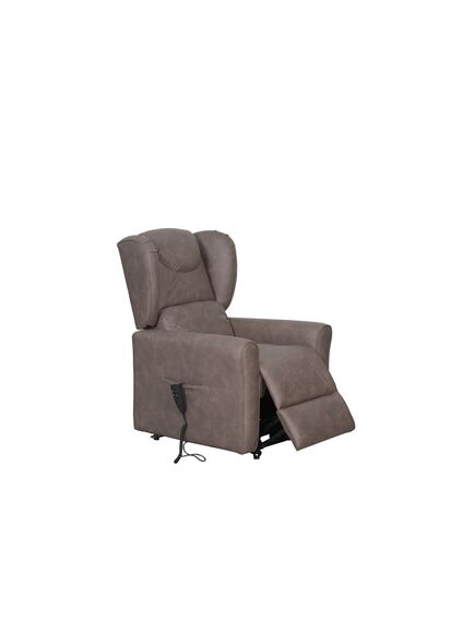 Krēsls GINGER Dark Brown Leather Armchair, 3 image