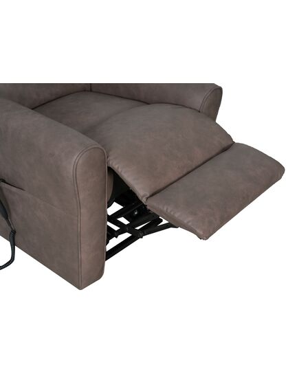 Krēsls GINGER Dark Brown Leather Armchair, 4 image