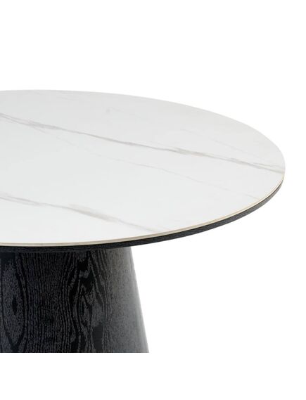 Galds HILTON 100x100 White Matt Table, изображение 2