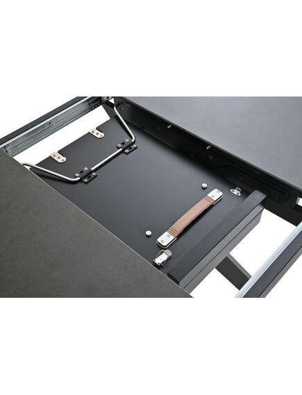 Galds LIBRA 100-130x75 Grey Matt Table, изображение 3