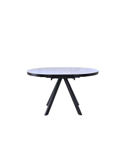 Galds LIBRA 100-130x75 White Matt Table, изображение 2