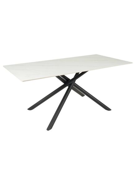 Galds LOTUS 180x90 White Marble Matt Table