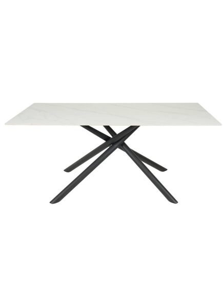 Galds LOTUS 180x90 White Marble Matt Table, изображение 2