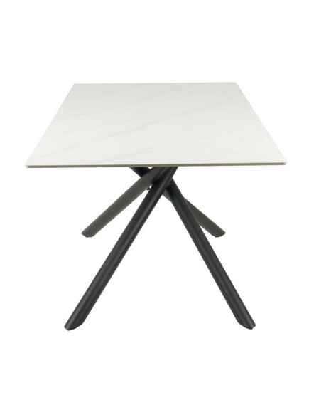 Galds LOTUS 180x90 White Marble Matt Table, изображение 3