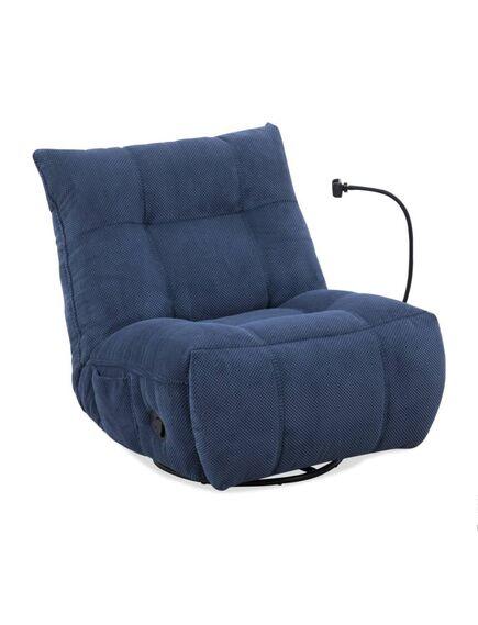 Krēsls MARCUS Blue Velour Armchair, 2 image