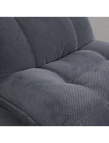 Krēsls MARCUS Grey Velour Armchair, 2 image