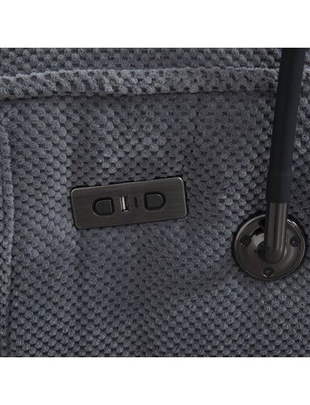 Krēsls MARCUS Grey Velour Armchair, 3 image