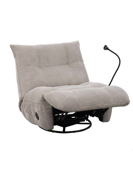 Krēsls MARCUS Light Brown Velour Armchair, 3 image