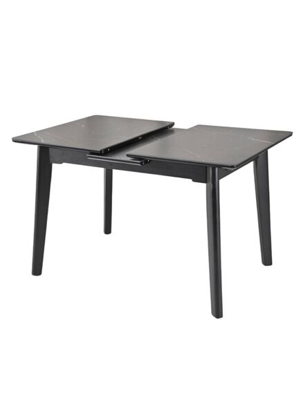Galds OSTEN 110-140x80 Black Matt Table, изображение 6