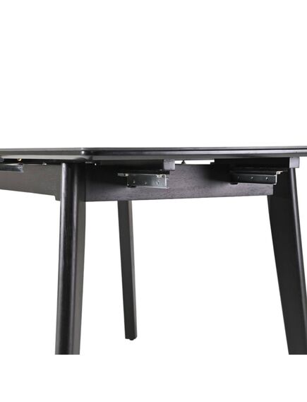 Galds OSTEN 120-160x80 Black Matt Table, изображение 2