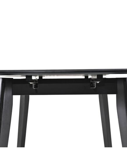 Galds OSTEN 120-160x80 Black Matt Table, изображение 3