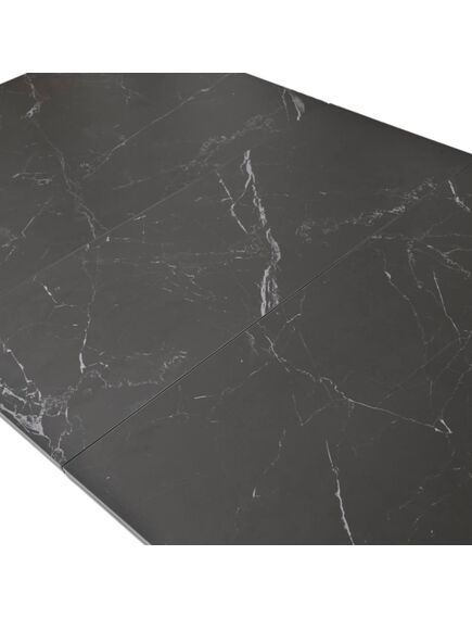 Galds OSTEN 110-140x80 Black Matt Table, изображение 9