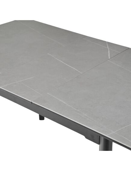 Galds OSTEN 120-160x80 Grey Matt Table, изображение 11