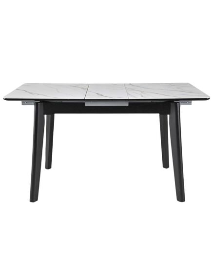 Galds OSTEN 110-140x80 White Gold Matt Table, изображение 12