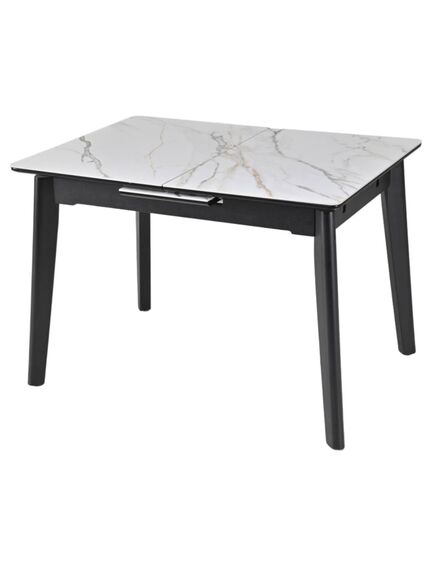Galds OSTEN 110-140x80 White Gold Matt Table, изображение 13