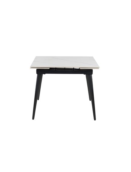 Galds REEF 90-140x75 White Marble Matt Table