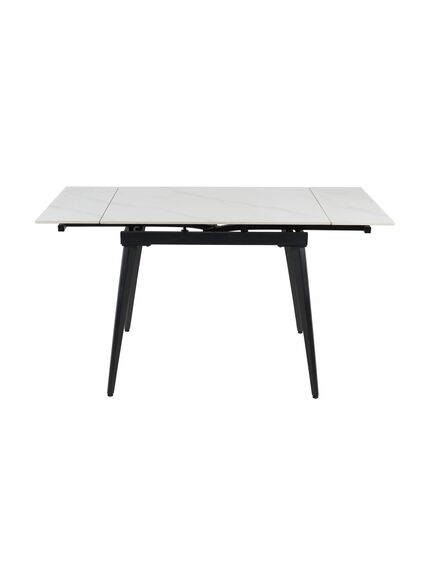 Galds REEF 90-140x75 White Marble Matt Table, изображение 4