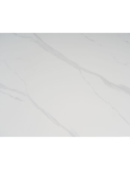 Galds REEF 90-140x75 White Marble Matt Table, изображение 5