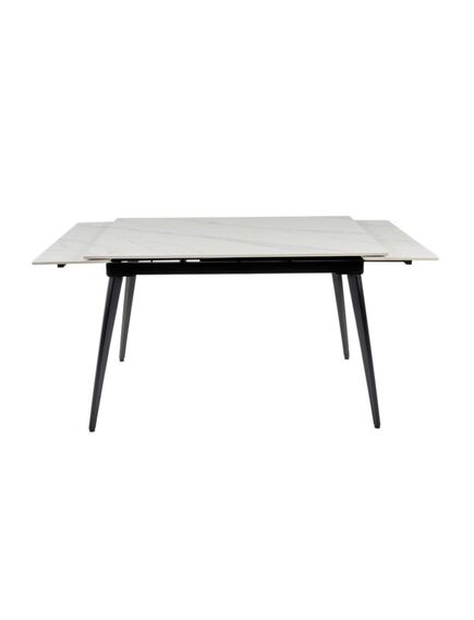 Galds REEF 120-180x80 White Marble Matt Table, изображение 5