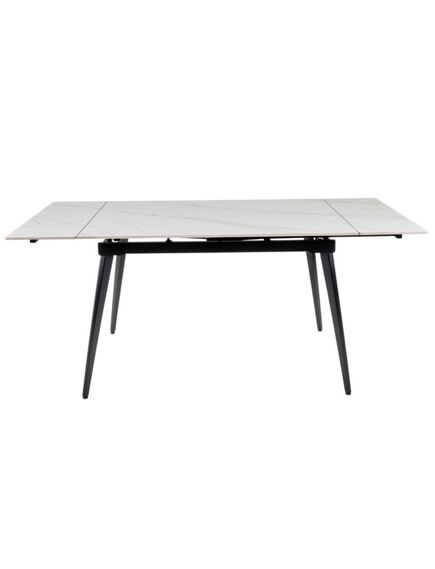 Galds REEF 120-180x80 White Marble Matt Table