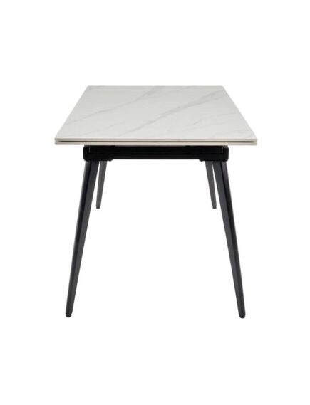 Galds REEF 120-180x80 White Marble Matt Table, изображение 8