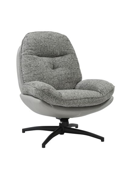 Krēsls ROY Grey Chenille Armchair