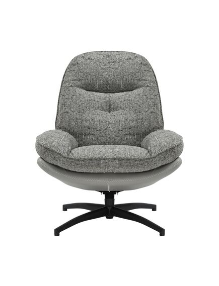 Krēsls ROY Grey Chenille Armchair, 4 image