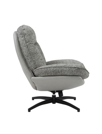 Krēsls ROY Grey Chenille Armchair, 5 image