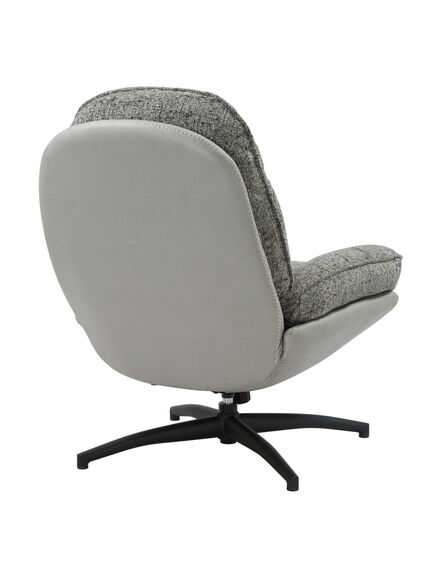 Krēsls ROY Grey Chenille Armchair, 6 image