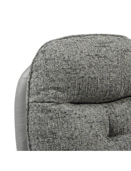 Krēsls ROY Grey Chenille Armchair, 7 image